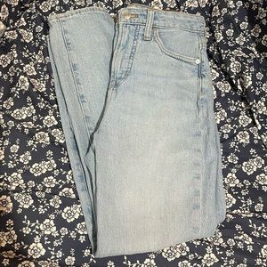Madewell Women's Light Wash Denim Blue Jeans Size 25 Curvy Vintage Jean